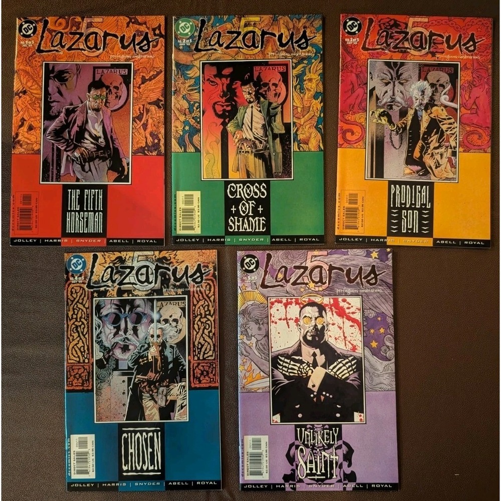 Lazarus #1–5 (2000‎ DC Vertigo/Helix) Complete Mini-Series Lot – Full Set